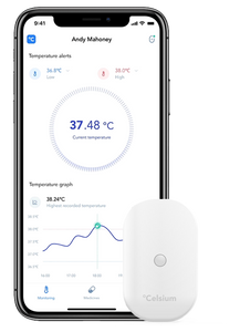 Celsium - wearable temperature monitor