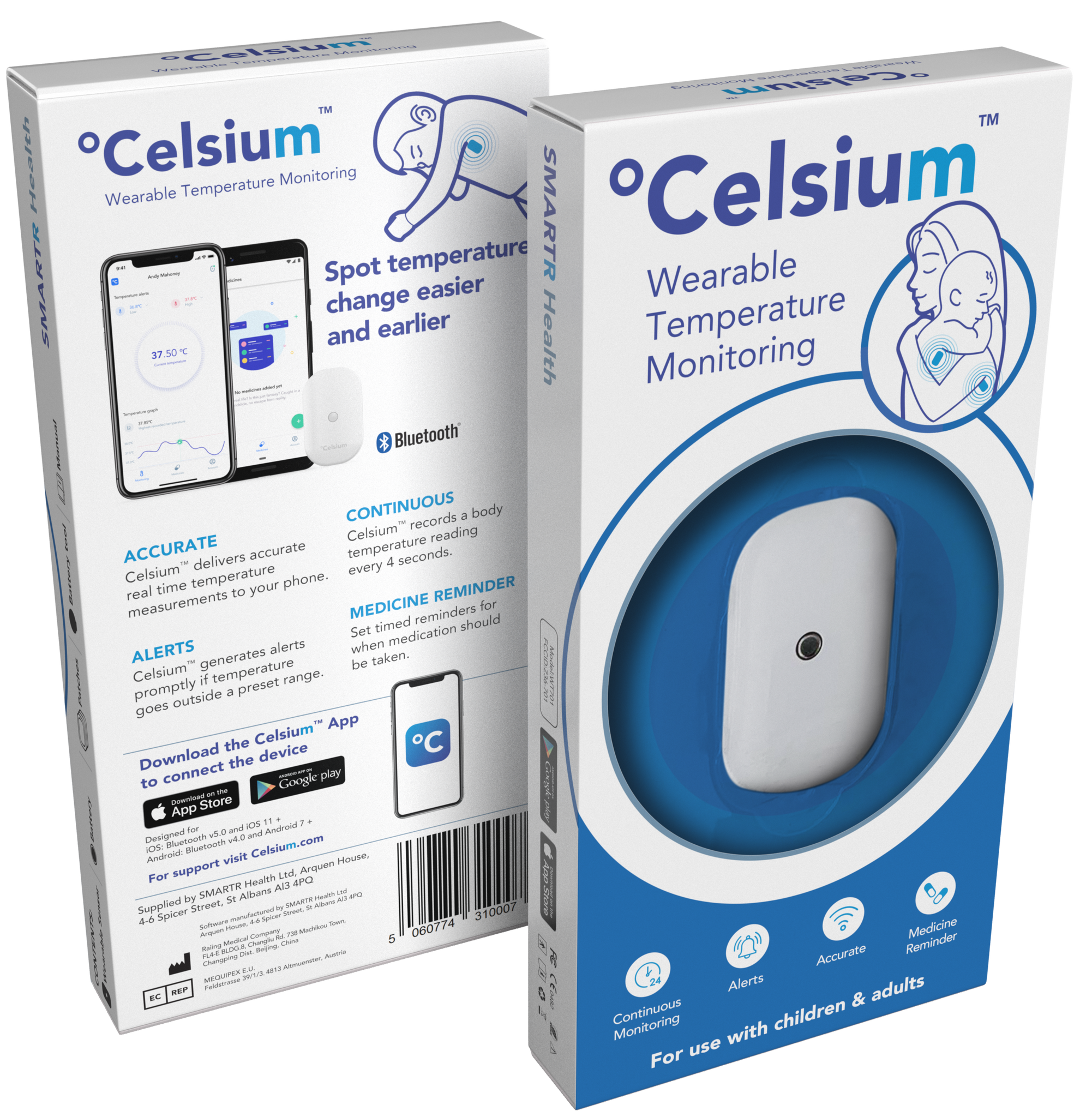 Celsium launches most accurate wearable thermometer - Med-Tech Innovation